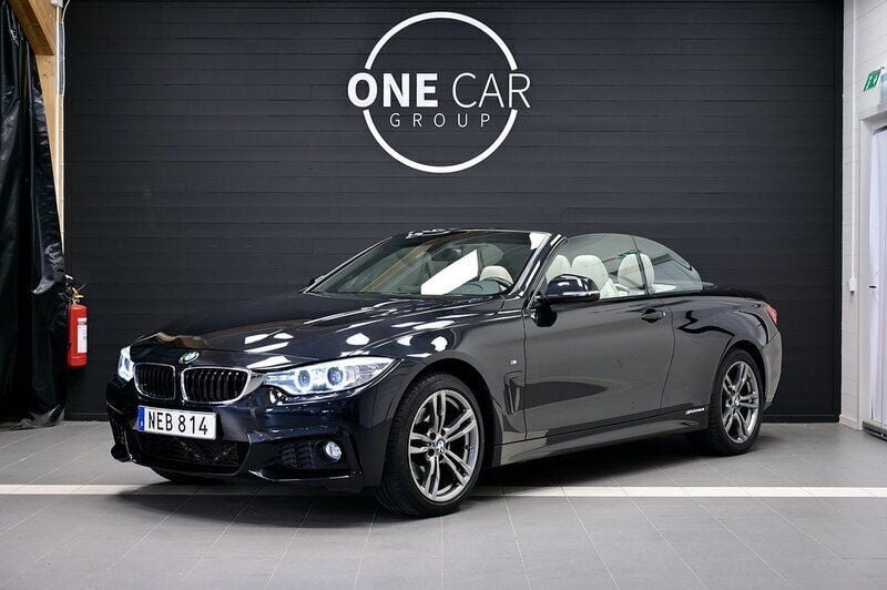 Svart Begagnad 2016 BMW 430 Cabriolet M Sport Cab | 338 900 kr (Superpris) - Bild 1/4