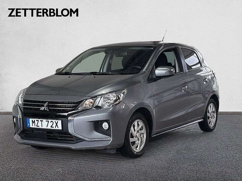 Gråmetallic Begagnad 2022 Mitsubishi Space Star Halvkombi | 139 900 kr (Lite dyr) - Bild 1/4