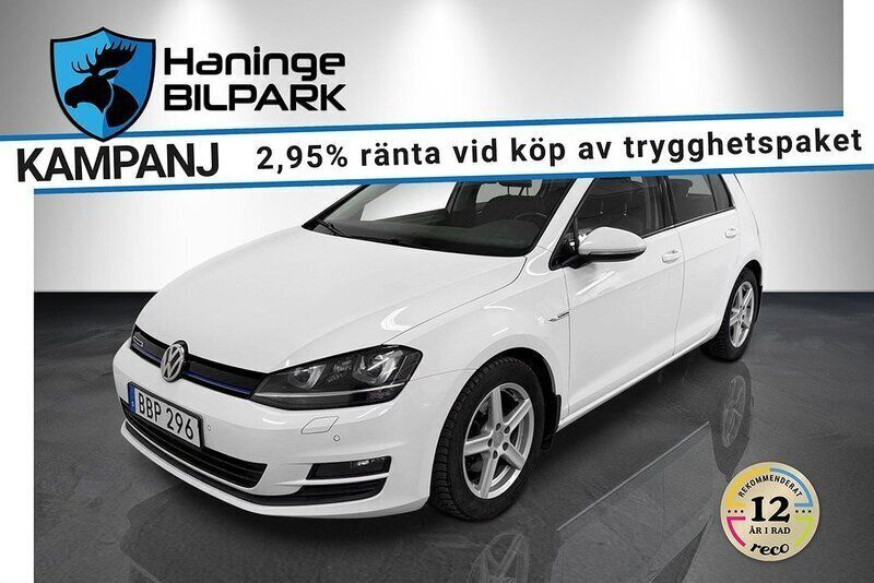Vit Begagnad 2014 VW Golf VII Halvkombi | 89 900 kr (Marknadspris) - Bild 1/2