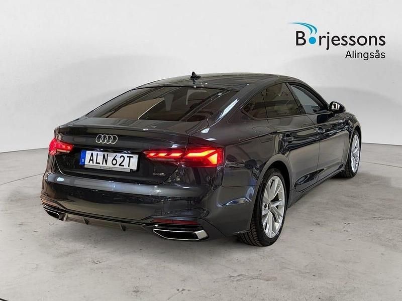 Begagnad Audi A5 Sportback Advanced Plus 268 HK (197 kW) 2020 Grå Halvkombi
