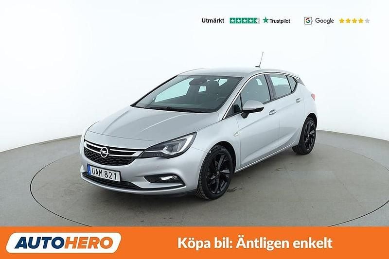 Grå Begagnad 2018 Opel Astra Dynamic Halvkombi | 105 000 kr (Bra pris) - Bild 1/4