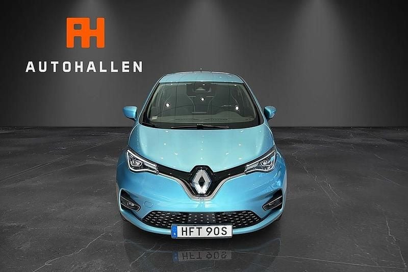 Begagnad Renault Zoe Intens 100 kW (136 HK) 2019 Blå Halvkombi