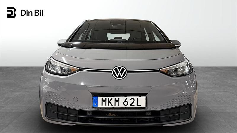 Begagnad VW ID.3 Pro Performance 150 kW (204 HK) 2021 Moonstone grey/black Halvkombi