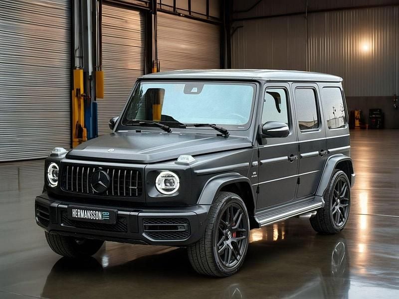 Svart (nattsvart g manufaktur) Begagnad 2023 Mercedes G63 AMG AMG SUV | 1 785 000 kr (Bra pris) - Bild 1/4