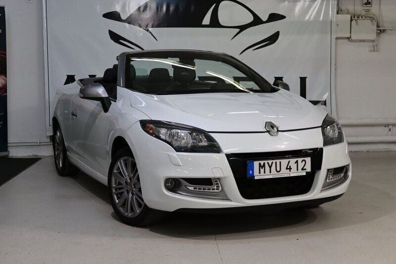 Vit Begagnad 2012 Renault Mégane Cabriolet GT-Line Cab | 109 900 kr - Bild 1/4