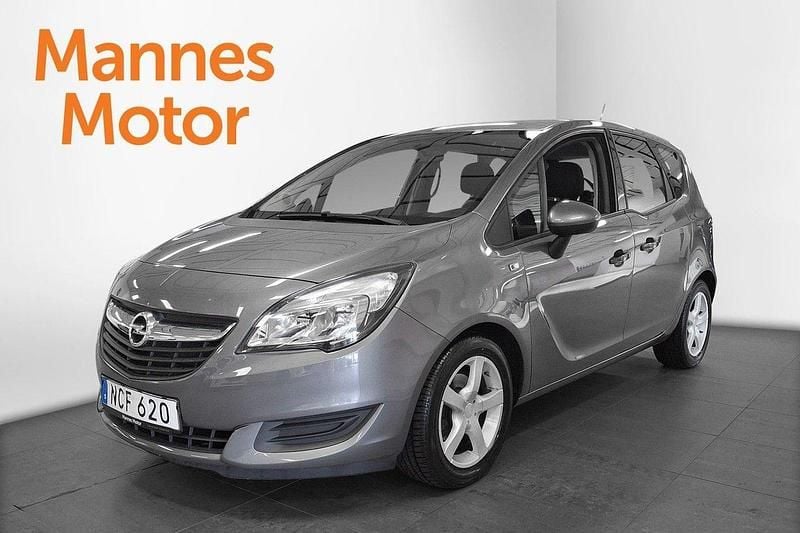 Grå Begagnad 2016 Opel Meriva Enjoy Minibuss | 109 900 kr (Marknadspris) - Bild 1/4