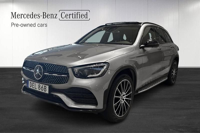 Silver Begagnad 2020 Mercedes GLC220 Premium Plus Kombi | 419 900 kr (Dyr) - Bild 1/4