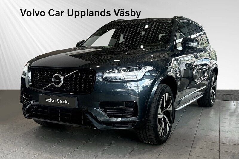 Grå Begagnad 2022 Volvo XC90 R-Design SUV | 669 900 kr (Bra pris) - Bild 1/3