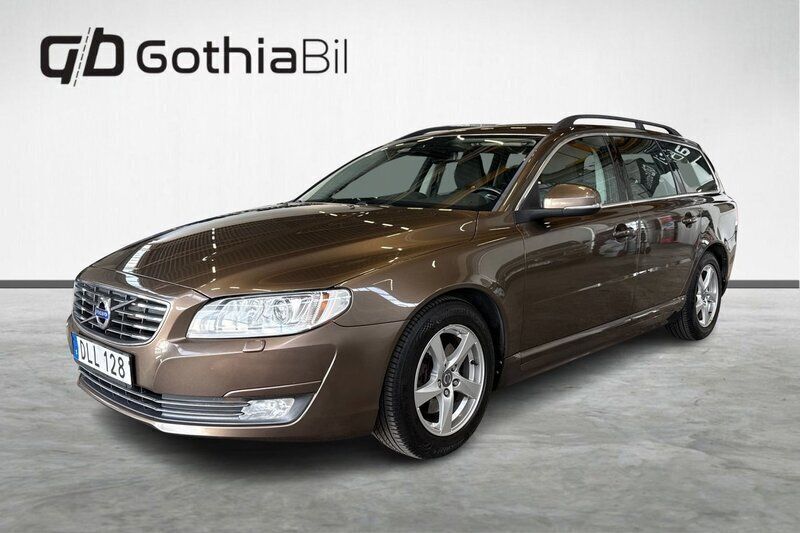 Brun Begagnad 2014 Volvo V70 Momentum Kombi | 144 900 kr (Dyr) - Bild 1/4