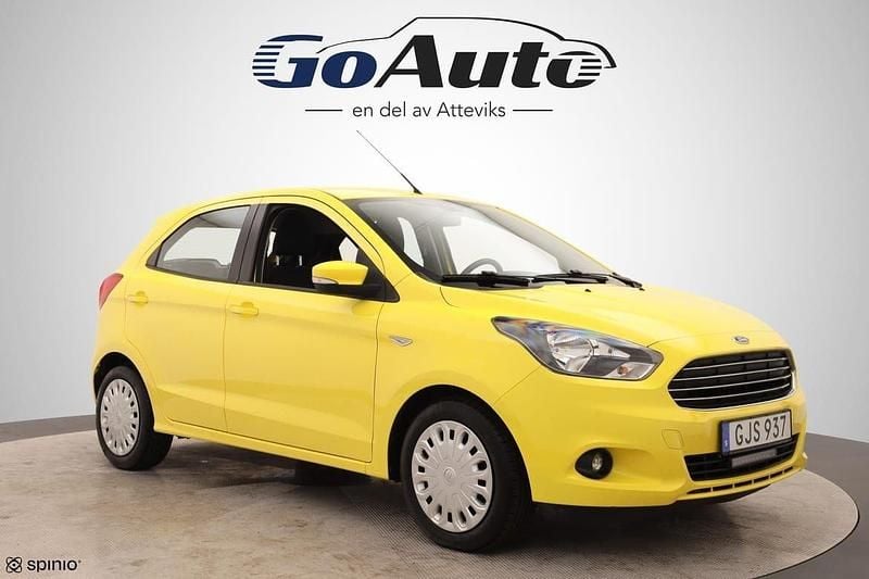 Gul Begagnad 2017 Ford Ka Plus Trend Halvkombi | 59 500 kr - Bild 1/4