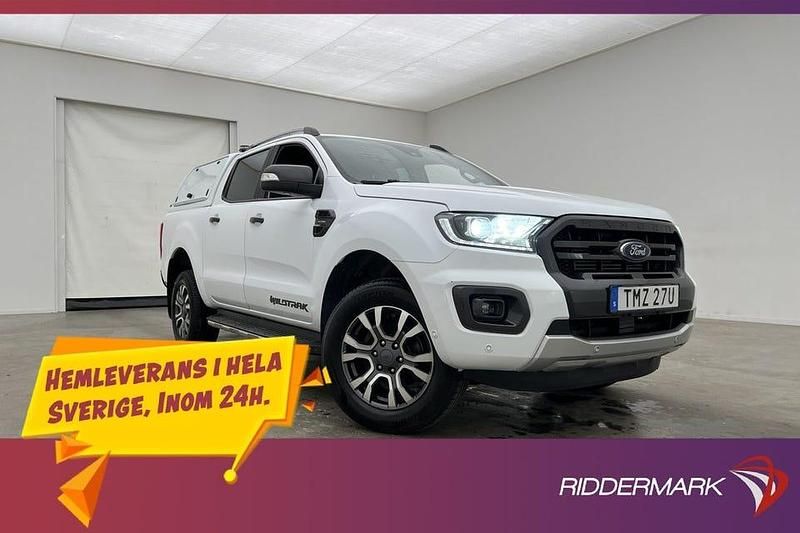 Vit Begagnad 2021 Ford Ranger Wildtrack Pickup | 409 800 kr (Bra pris) - Bild 1/3