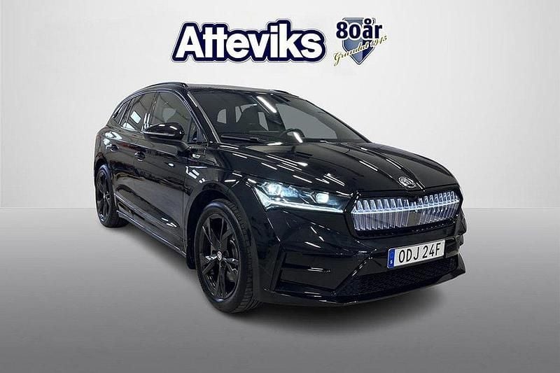 Svart Begagnad 2023 Skoda Enyaq iV RS SUV | 479 900 kr - Bild 1/4