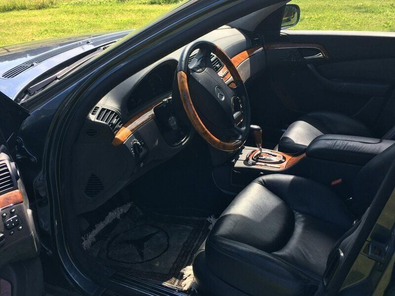 Blå Begagnad 2002 Mercedes S600L Sedan | 140 000 kr - Bild 1/4