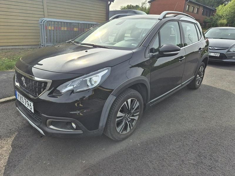 Svart Begagnad 2017 Peugeot 2008 SUV | 90 000 kr (Marknadspris) - Bild 1/4