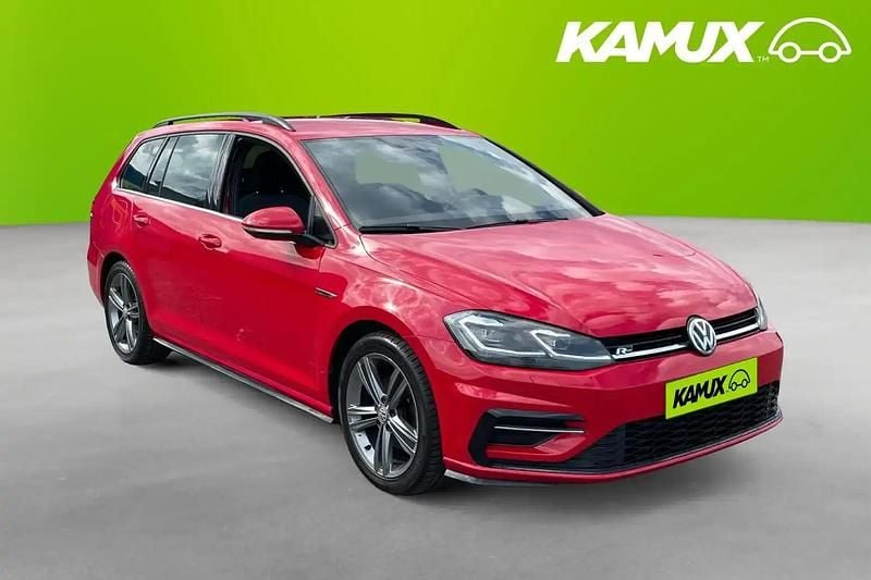 Röd Begagnad 2018 VW Golf VII R-line Kombi | 129 700 kr (Bra pris) - Bild 1/4