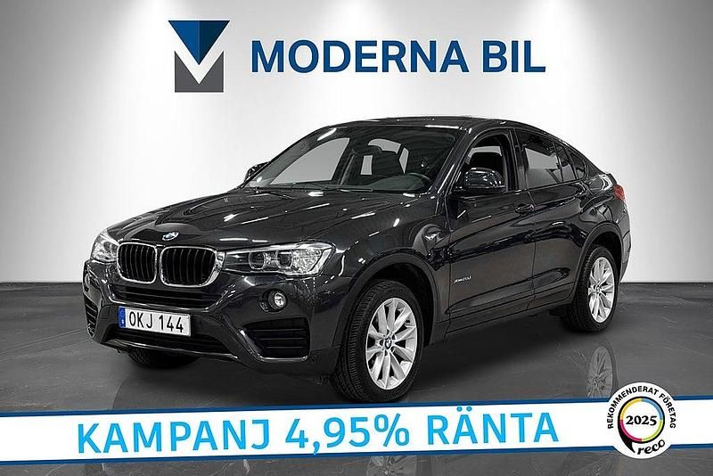 Grå Begagnad 2017 BMW X4 Shadowline SUV | 209 900 kr - Bild 1/4