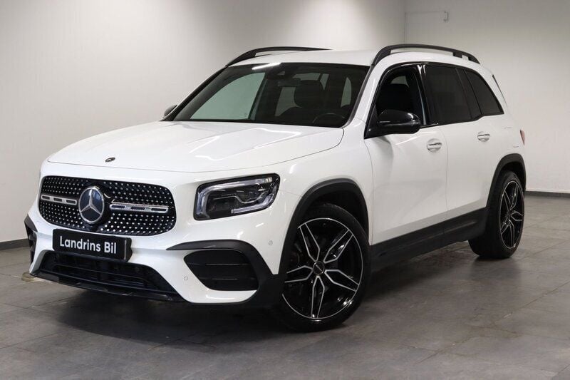 Vit Begagnad 2021 Mercedes GLB220 AMG SUV | 399 000 kr - Bild 1/4