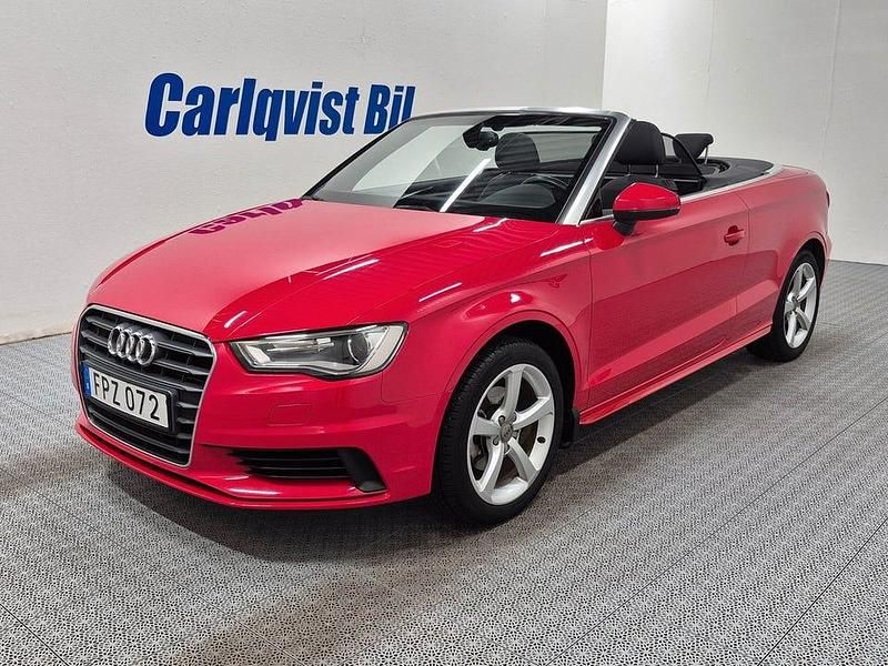 Begagnad Audi A3 125 HK (91 kW) 2015 Röd Cab
