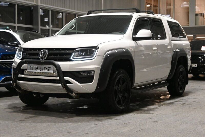Vit Begagnad 2018 VW Amarok Aventura Pickup | 299 000 kr (Dyr) - Bild 1/4