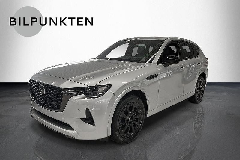 Sonic silver metallic Begagnad 2024 Mazda CX-60 Homura-Line SUV | 509 900 kr (Bra pris) - Bild 1/4