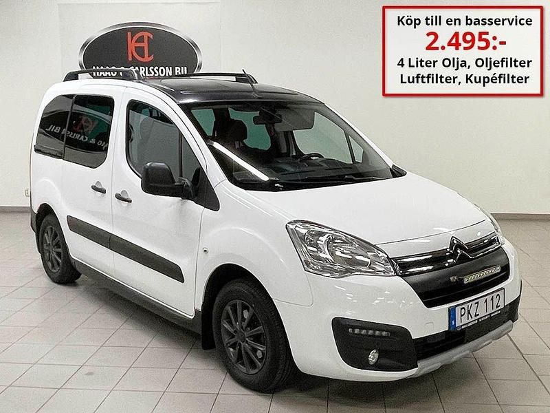 Vit Begagnad 2017 Citroën Berlingo Minibuss | 119 000 kr - Bild 1/4