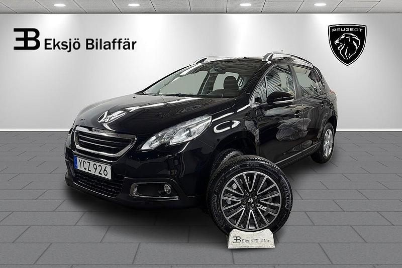 Svart Begagnad 2016 Peugeot 2008 SUV | 89 500 kr (Marknadspris) - Bild 1/4