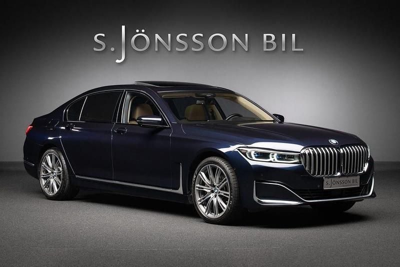 Imperial blue metallic Begagnad 2020 BMW 740 Sedan | 619 000 kr - Bild 1/4