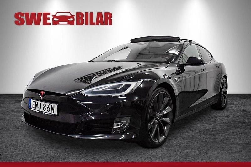 Svart Begagnad 2016 Tesla Model S Sedan | 309 900 kr (Marknadspris) - Bild 1/4
