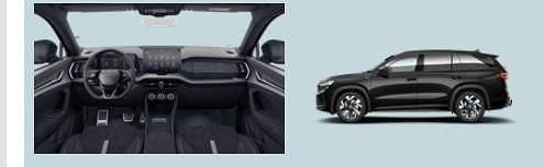 Svart Ny 2025 Skoda Kodiaq SportLine SUV | 549 900 kr (Lite dyr) - Bild 1/1