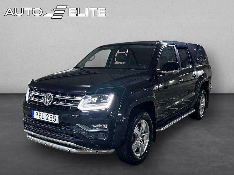 Svart Begagnad 2017 VW Amarok Pickup | 239 800 kr (Superpris) - Bild 1/4
