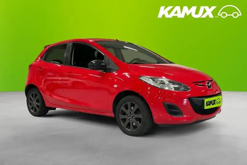 Röd Begagnad 2014 Mazda 2 Halvkombi | 74 900 kr (Marknadspris) - Bild 1/4