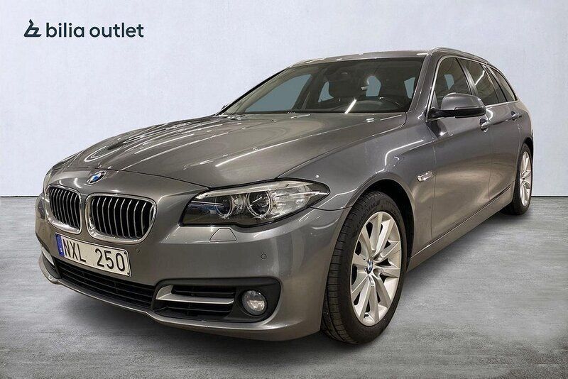 Grå Begagnad 2013 BMW 520 Kombi | 109 900 kr (Bra pris) - Bild 1/3