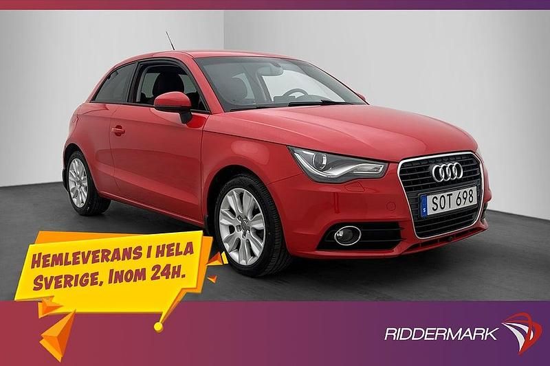 Begagnad Audi A1 Proline 2011 Röd Halvkombi