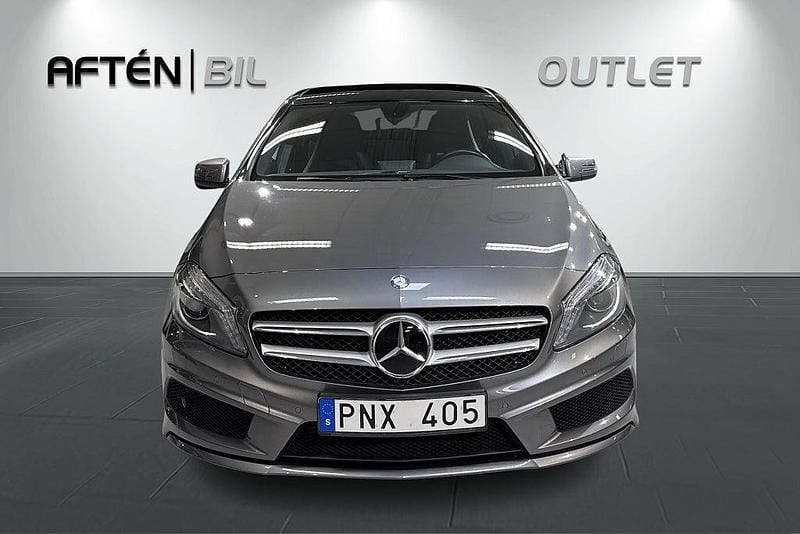 Begagnad Mercedes A180 AMG line 109 HK (80 kW) 2013 Mountain grey metallic Halvkombi