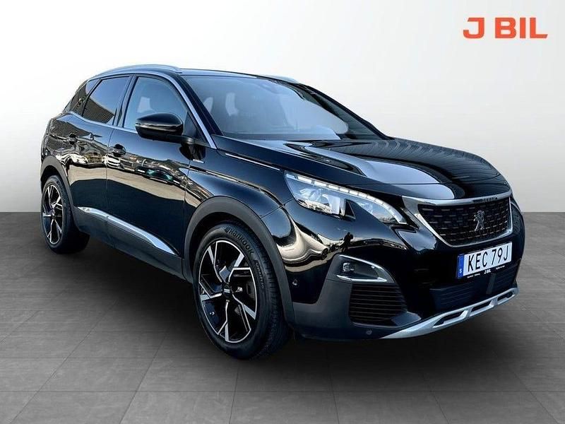Svart Begagnad 2019 Peugeot 3008 GT-line SUV | 169 900 kr (Marknadspris) - Bild 1/4