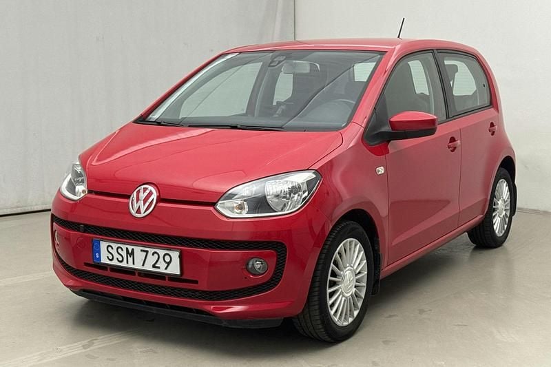 Röd Begagnad 2015 VW up! high up! Halvkombi | 60 000 kr (Superpris) - Bild 1/4