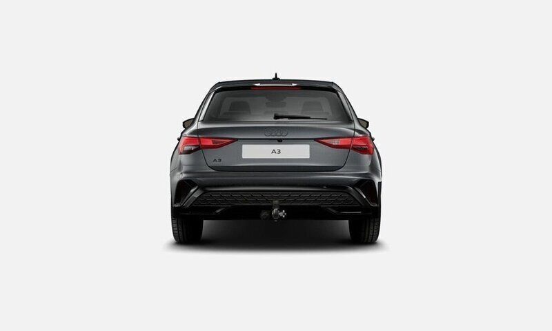 Grå Ny 2025 Audi A3 Sportback e-tron S-Line Sedan | 587 000 kr (Lite dyr) - Bild 1/3