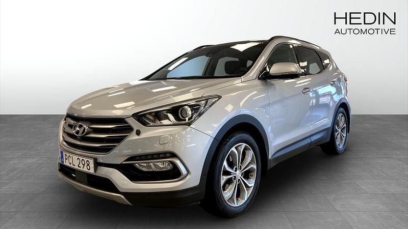Silver Begagnad 2017 Hyundai Santa Fe SUV | 219 800 kr (Bra pris) - Bild 1/4