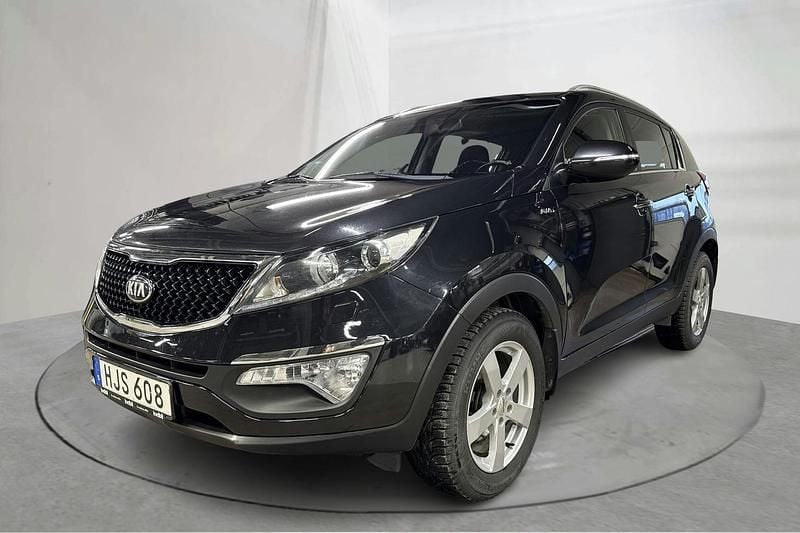 Svart Begagnad 2014 Kia Sportage Comfort SUV | 85 500 kr (Bra pris) - Bild 1/4