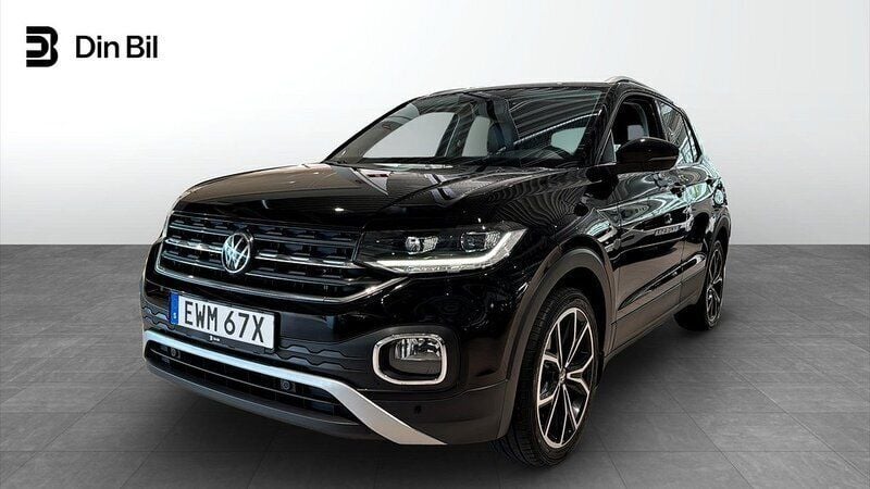 Svart Begagnad 2020 VW T-Cross GT SUV | 224 900 kr (Marknadspris) - Bild 1/4