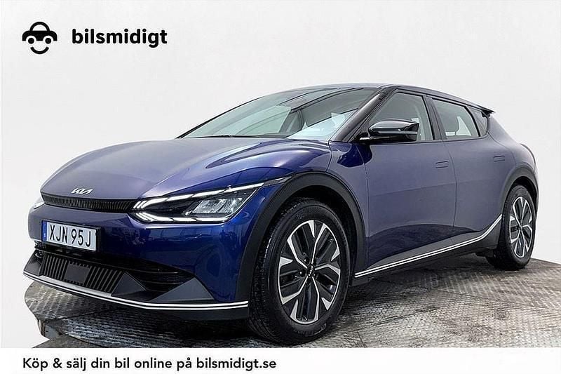 Blå Begagnad 2022 Kia EV6 4 SUV | 398 600 kr (Superpris) - Bild 1/3