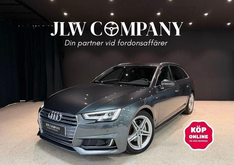Begagnad Audi A4 S-Line 190 HK (139 kW) 2018 Grå metallic Kombi
