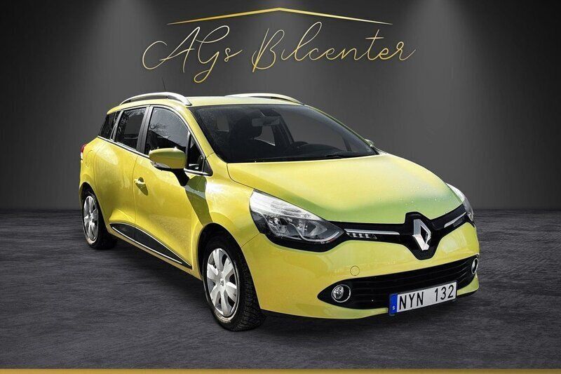 Gul Begagnad 2013 Renault Clio GrandTour Kombi | 69 900 kr (Marknadspris) - Bild 1/4