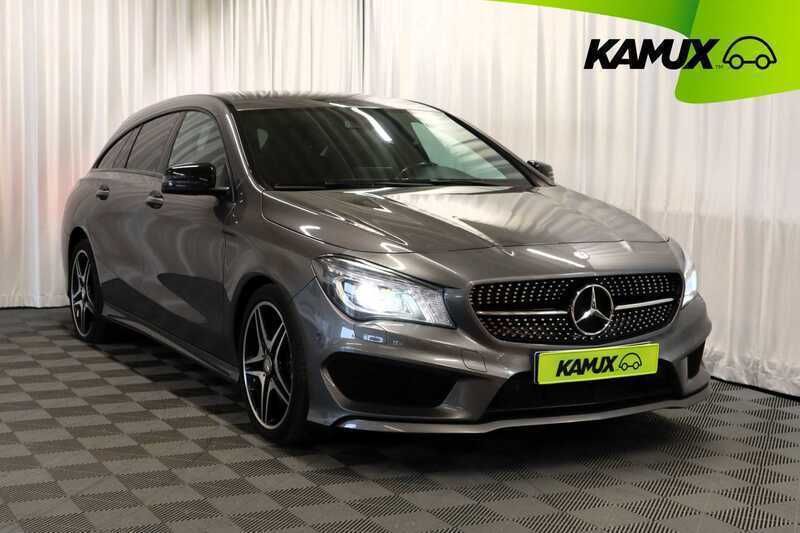 Mörkgrå Begagnad 2016 Mercedes CLA220 Shooting Brake AMG Kombi | 218 900 kr (Marknadspris) - Bild 1/4