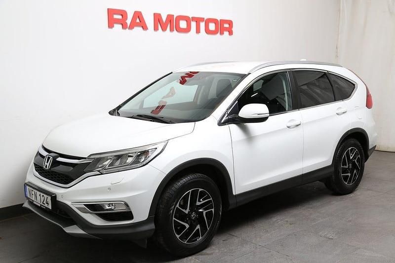 Vit Begagnad 2016 Honda CR-V Elegance Plus SUV | 159 900 kr (Bra pris) - Bild 1/3