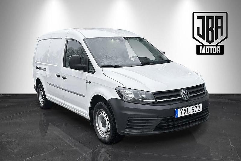 Vit Begagnad 2019 VW Caddy Maxi Minibuss | 149 900 kr (Lite dyr) - Bild 1/4