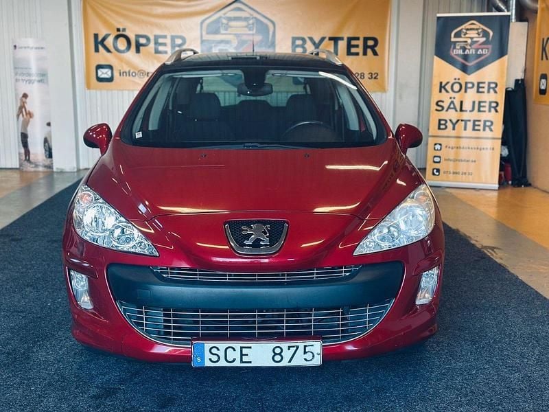 Röd Begagnad 2009 Peugeot 308 Kombi | 19 900 kr - Bild 1/4