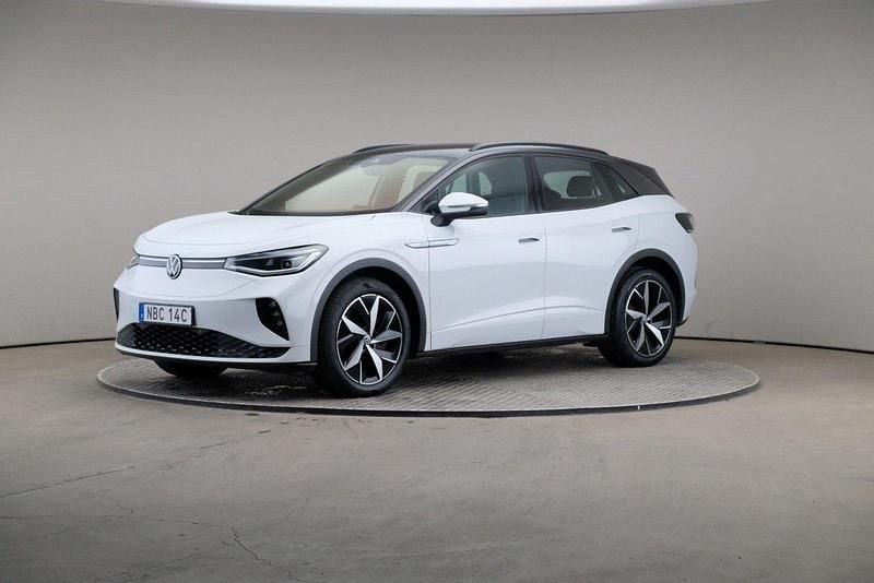 Vit Begagnad 2022 VW ID.4 GTX SUV | 285 000 kr (Bra pris) - Bild 1/4