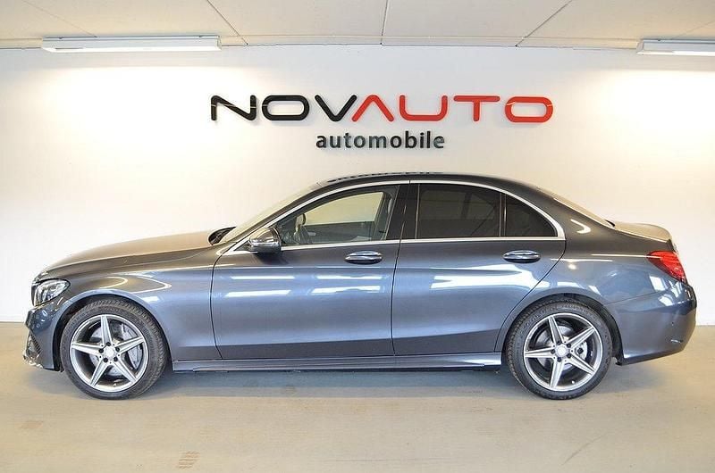 Begagnad Mercedes C250 AMG 204 HK (150 kW) 2015 Tenorite grå metallic Sedan