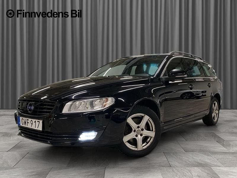 Svart Begagnad 2015 Volvo V70 Momentum Kombi | 124 000 kr (Marknadspris) - Bild 1/4